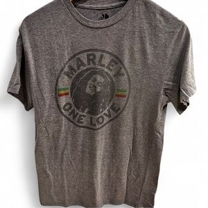 Zion Rootswear Gray Marley Graphic Tee